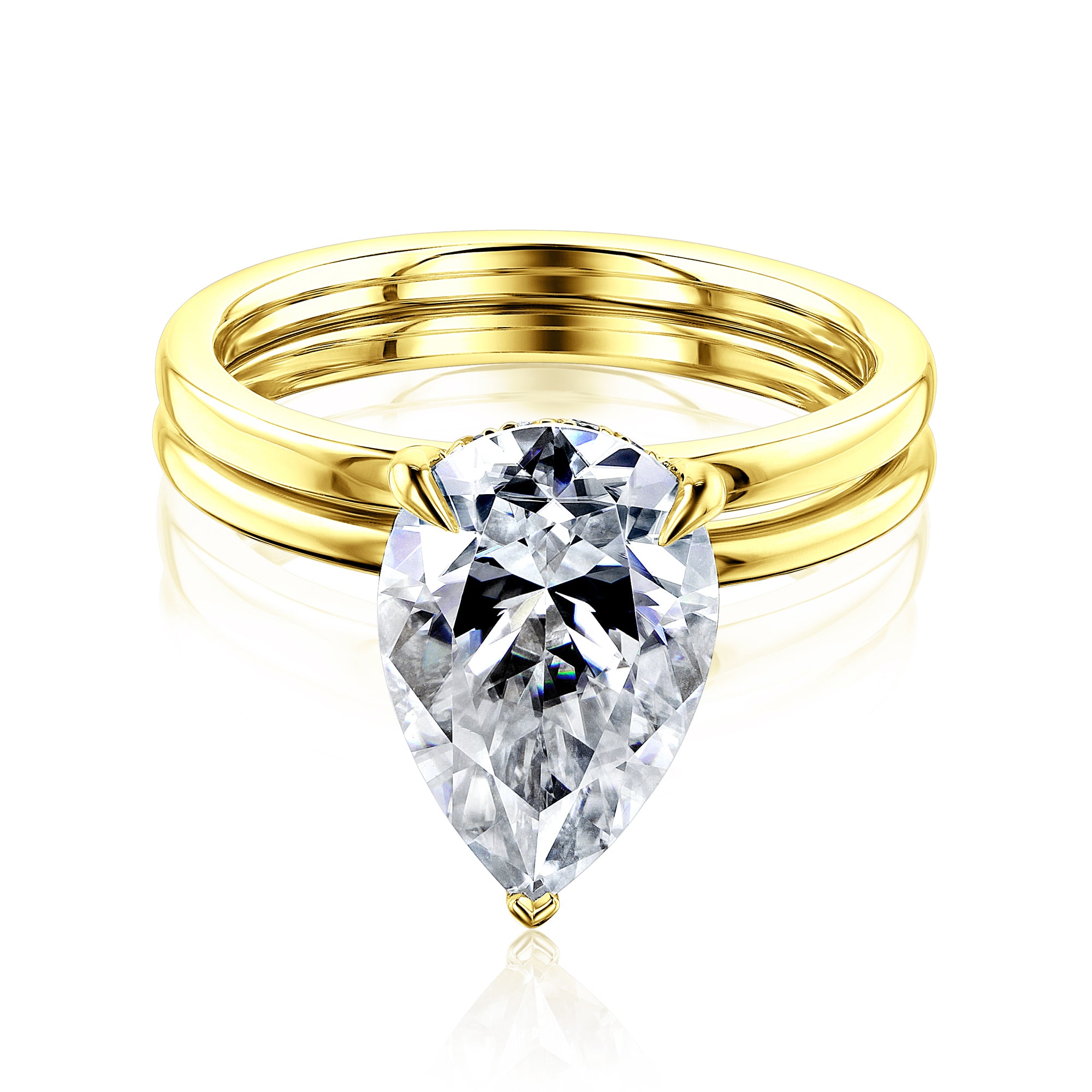 3.6 Carat Moissanite Piper Bridal Set