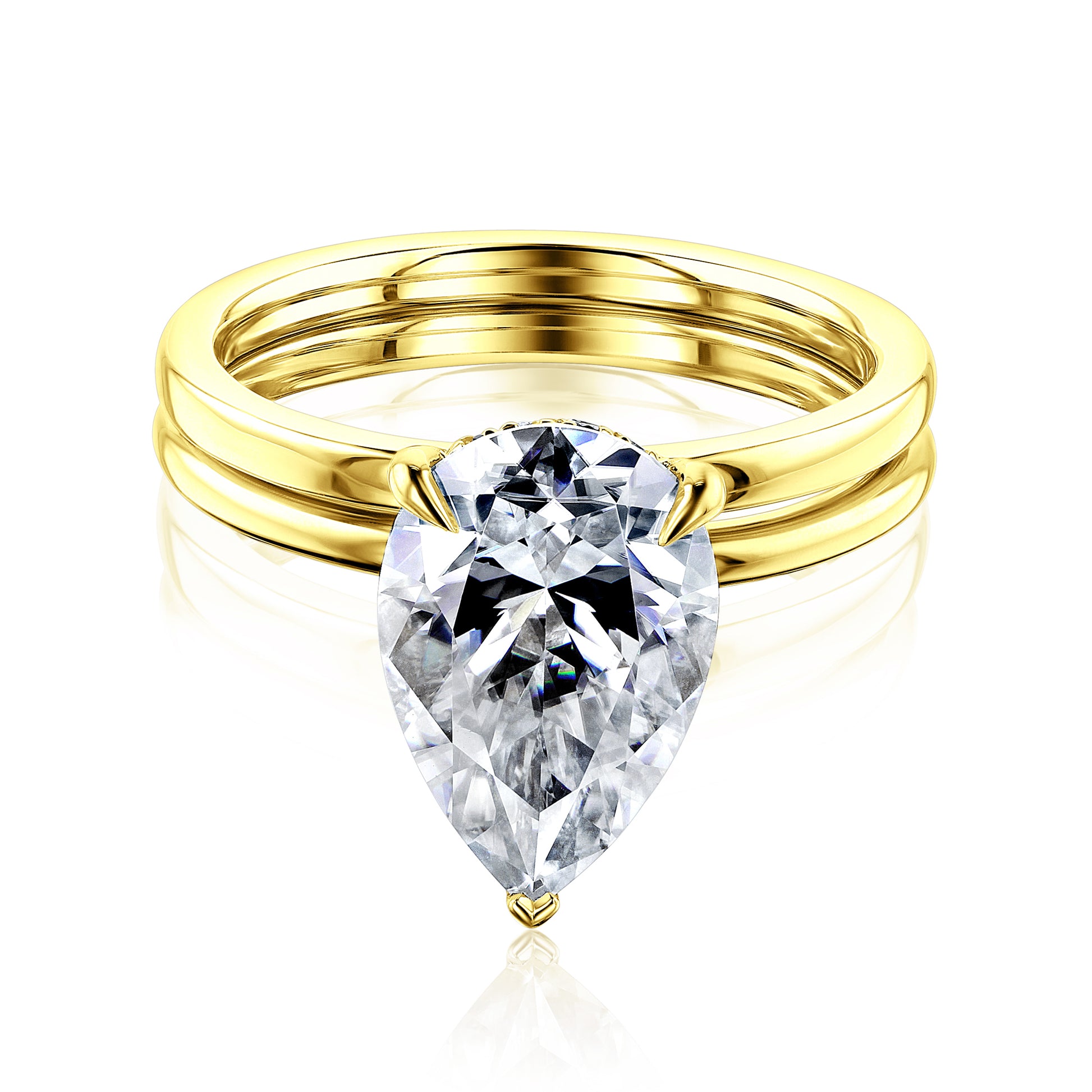 3.6 Carat Moissanite Piper Bridal Set