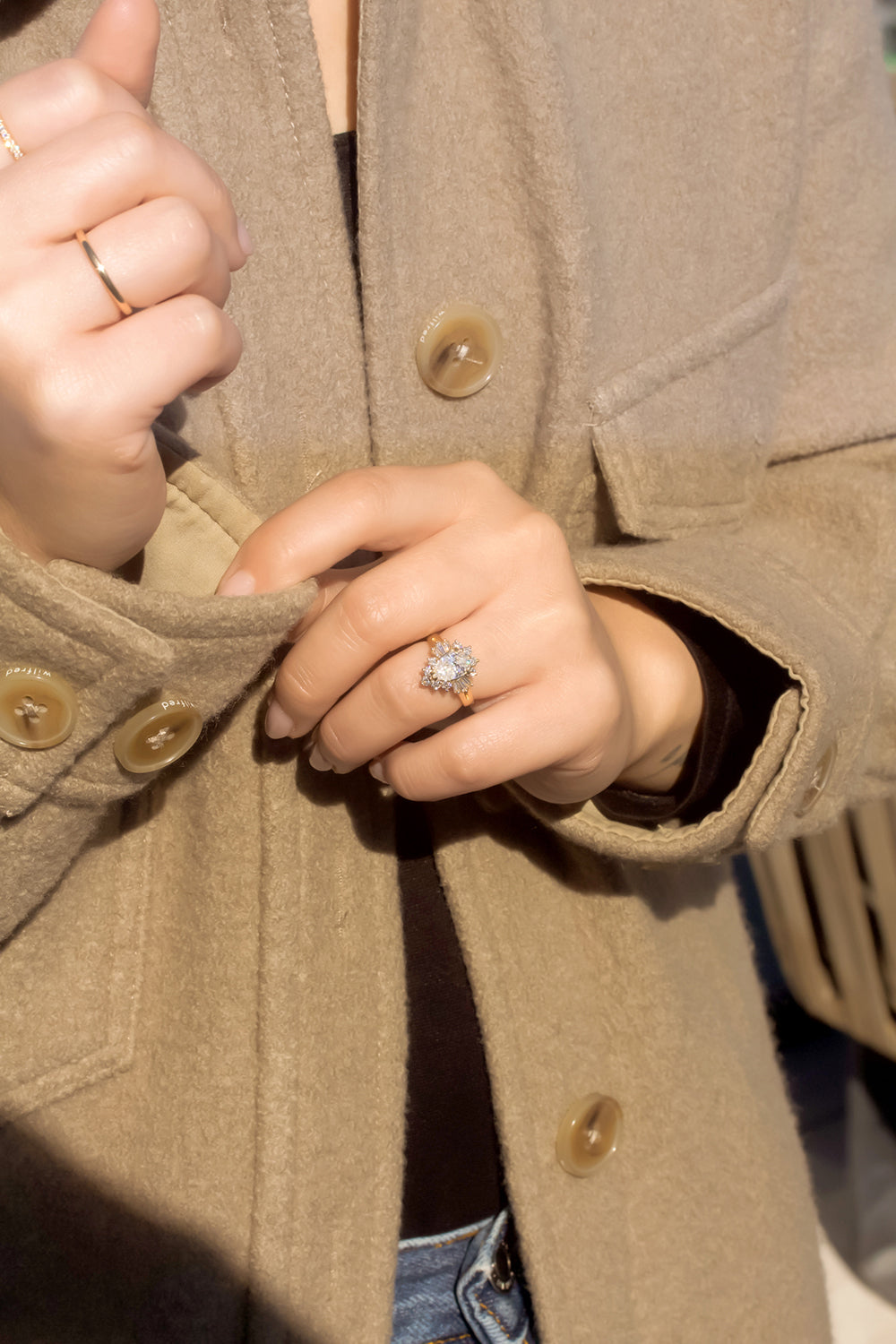 2.1 Carat Moissanite Prelude Ring