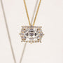 Kobelli Elizabeth Diamond & Moissanite Necklace