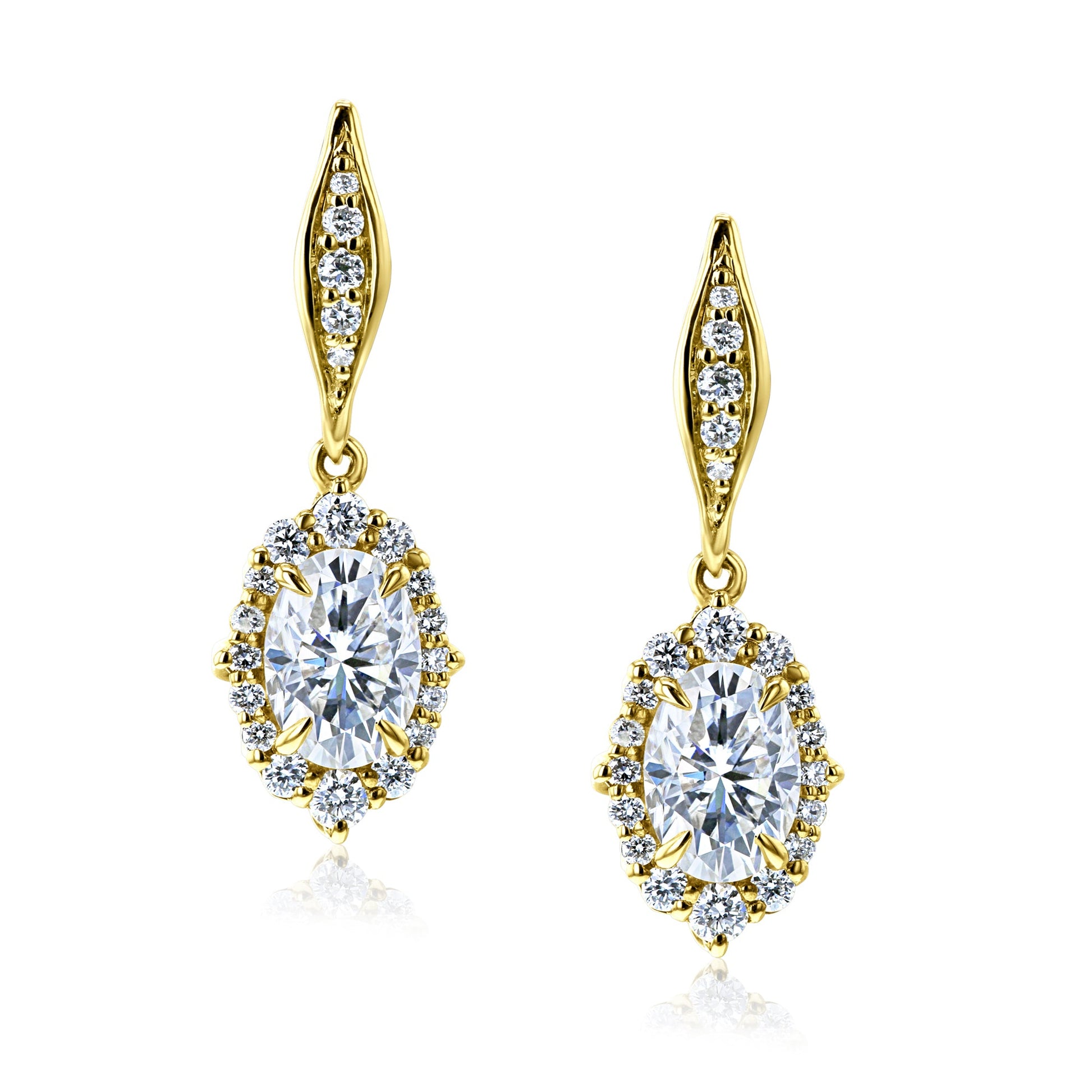 Kobelli Ophelia Diamond & Moissanite Earrings