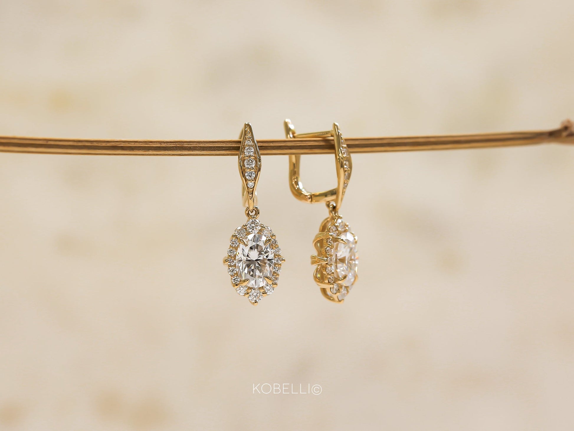 Kobelli Ophelia Diamond & Moissanite Earrings
