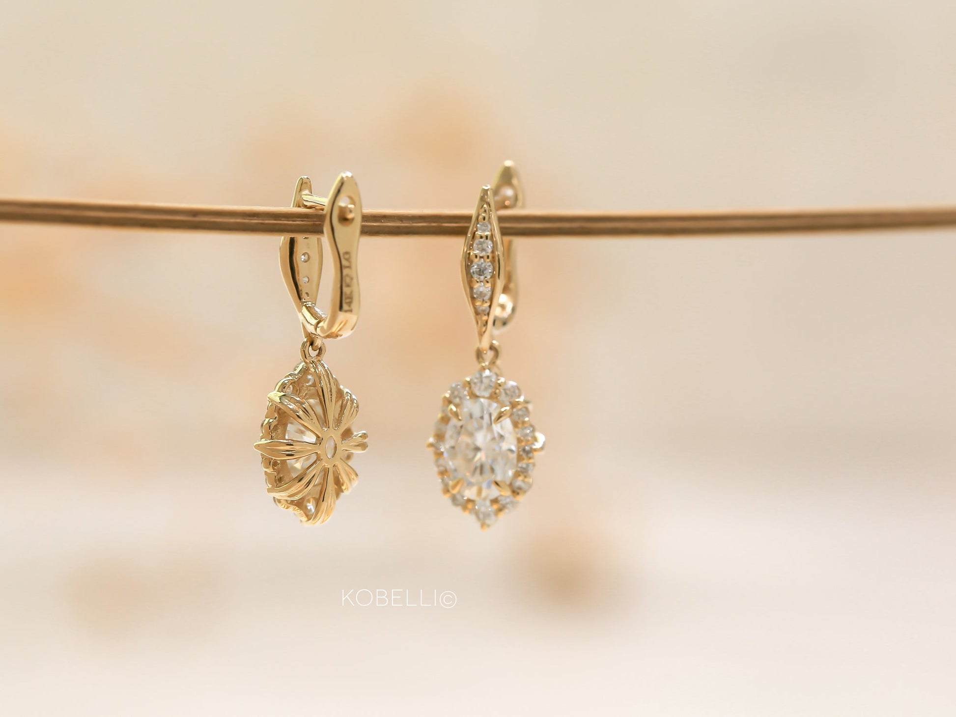 Kobelli Ophelia Diamond & Moissanite Earrings