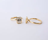 Kobelli Diamond Emerald-cut Diamond Ring