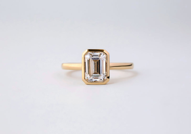 Kobelli Diamond Emerald-cut Diamond Ring