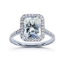 3 Carat Moissanite Radiant Original Ring