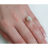 2.45 Carat Moissanite Pear Original Ring