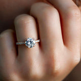 2.2 Carat Lab Grown Diamond Tiffany Ring