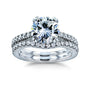 2.3 Carat Moissanite Tiffany Bridal Set