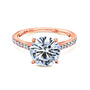 3 Carat Moissanite Rose Margaret Ring (DEF/VS)