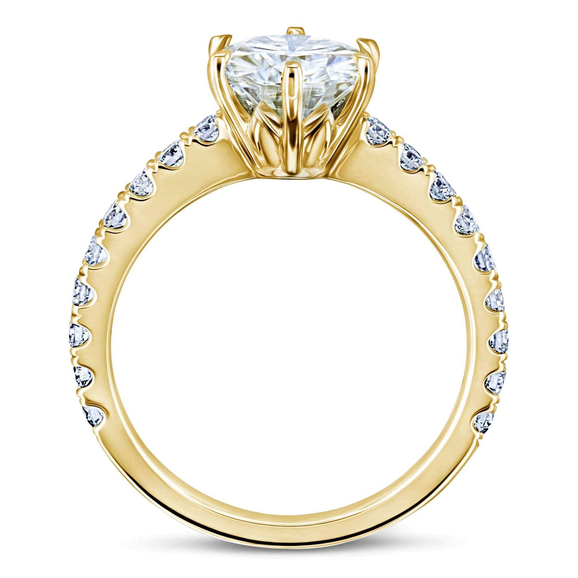 Kobelli 6-Prong 1.9ct Moissanite Ring