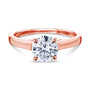 Kobelli 1ct Round Forever One Moissanite Volutes W-Head Ring