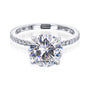 Kobelli 2.70 DEW Moissanite Wrap Basket Engagement Ring