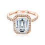 Kobelli Quattro Eloise 10x8 Engagement Ring