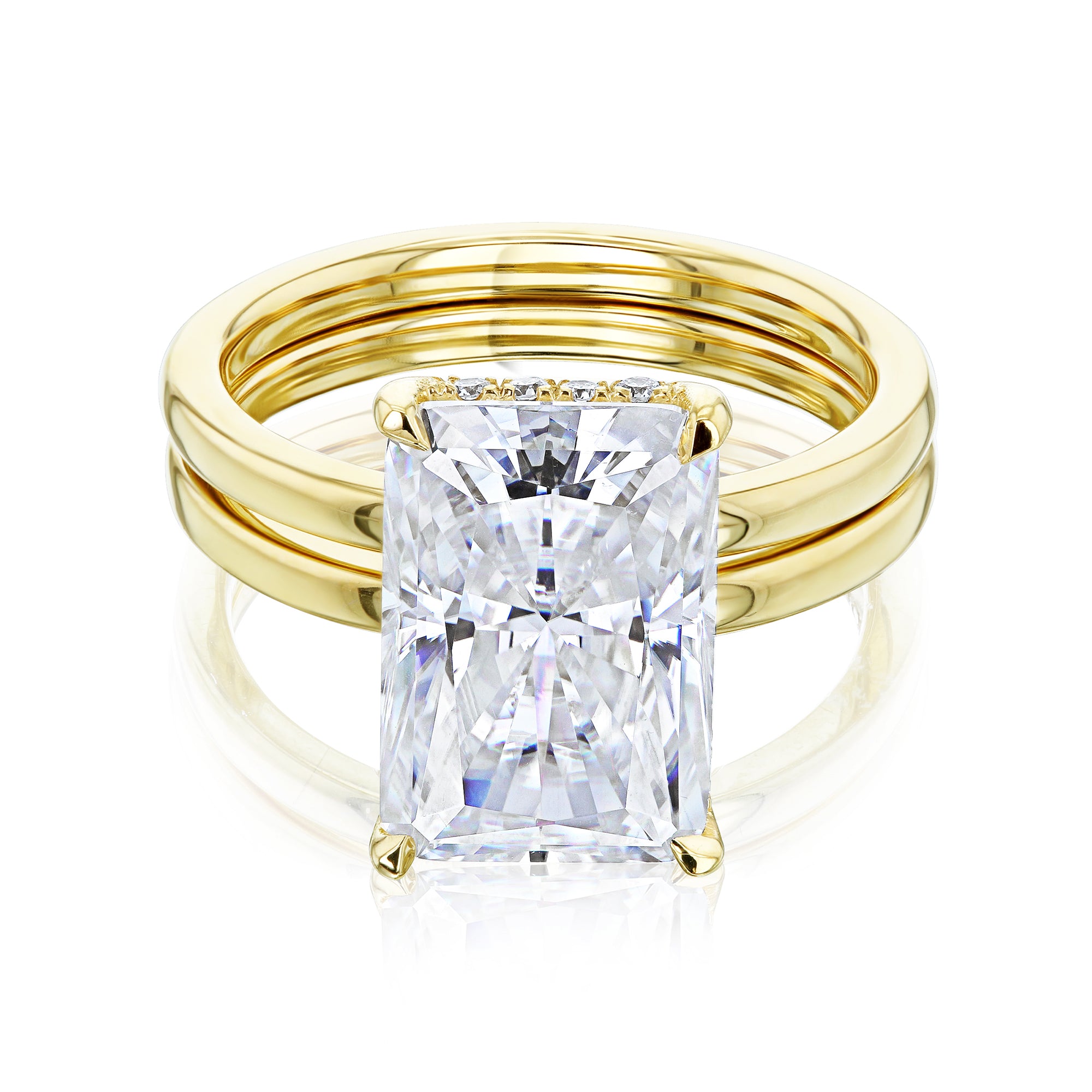 4.67 Carat Moissanite Riley Bridal Set