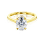 Kobelli London Collection Ollie 2.1ct Oval Moissanite Cathedral Engagement Ring