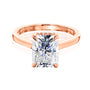 Kobelli London Collection Raisa 2.7ct Radiant Moissanite Cathedral Engagement Ring