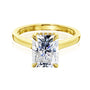 Kobelli London Collection Raisa 2.7ct Radiant Moissanite Cathedral Engagement Ring