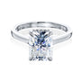 Kobelli London Collection Raisa 2.7ct Radiant Moissanite Cathedral Engagement Ring