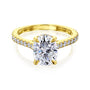 Kobelli London Collection Olga 2.1ct Oval Moissanite Cathedral Engagement Ring