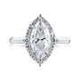 Kobelli Margaux Engagement Ring in White Gold