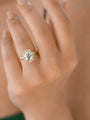 sample of ring on a hand