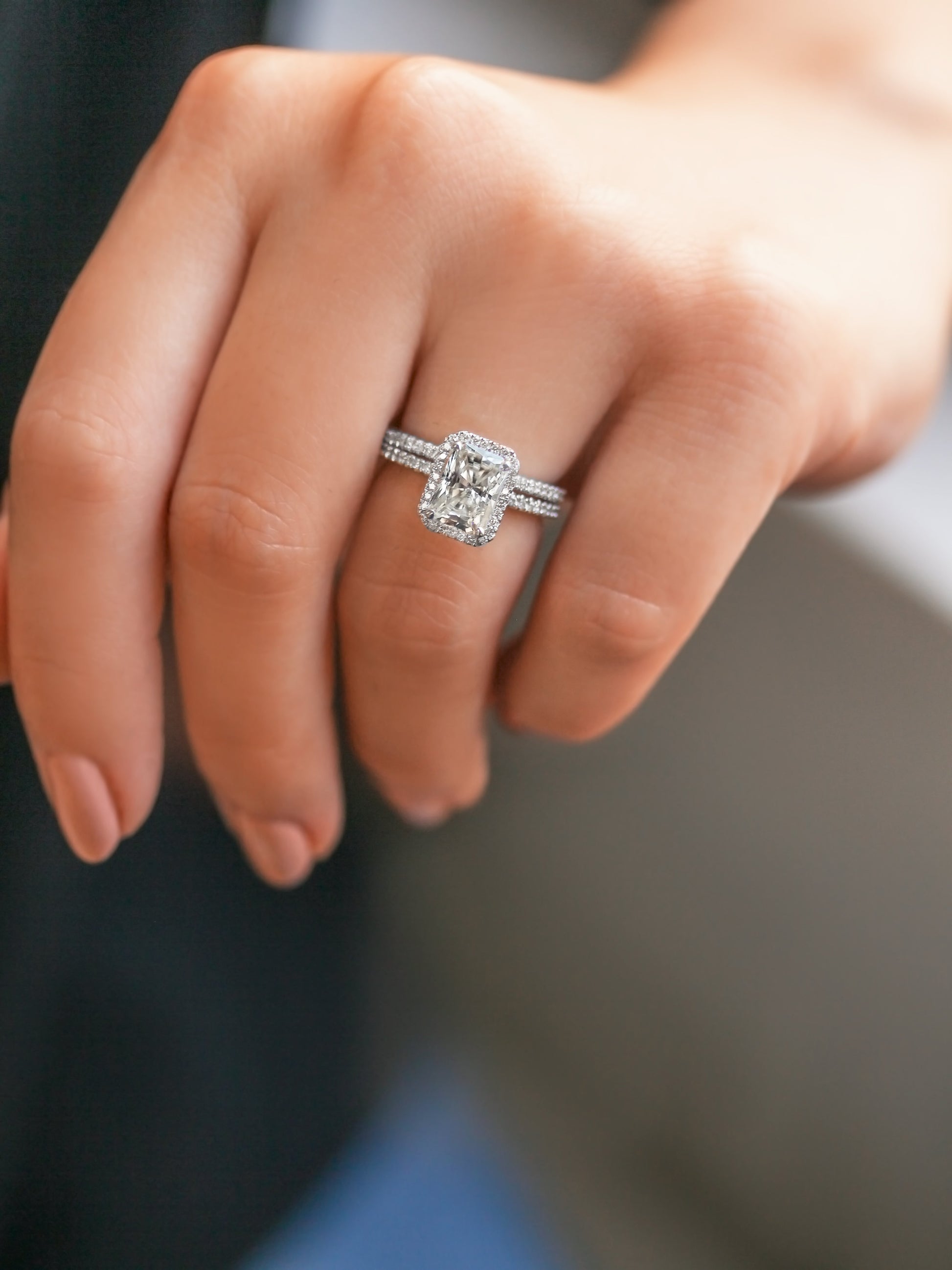 Kobelli Rhona Moissanite Bridal Set