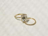 0.4 Carat Lab Grown Diamond Near Eternity Bara Ring