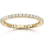Kobelli Round Diamond Eternity Band 1/2 carat (ctw) in 14K Yellow Gold
