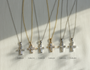 baguette diamond cross pendants and chains
