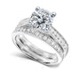 1.8 Carat Moissanite Round Sophie Bridal Set