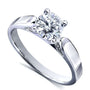 Kobelli Round Moissanite Solitaire Engagement Ring 1 CTW 14k White Gold