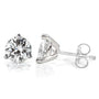 Kobelli Forever One DEF 2 CTW Round Moissanite Stud Earrings in 14K White or Yellow Gold (6.5mm)
