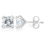 Cushion Moissanite Studs