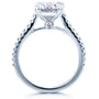 Kobelli Round Moissanite Ring 14k White Gold (2 1/5 CTW)
