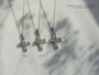 Natural Diamond Baguette Faith Necklace
