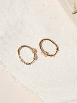 0.5 Carat Natural Diamond Cluster Mixy Hoops