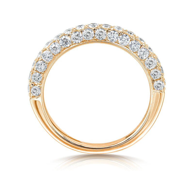 1 Carat Natural Diamond Micro Pavé Ring