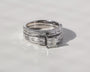 Kobelli Asscher Diamond Bridal Set