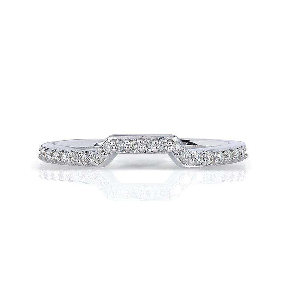 Natural Diamond Box Shadow Ring
