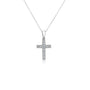 0.18 Carat Natural Diamond Sunday Necklace in White Gold