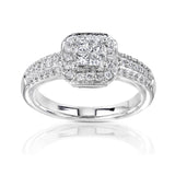 0.5 Carat Natural Diamond Quad Princess Gina Ring