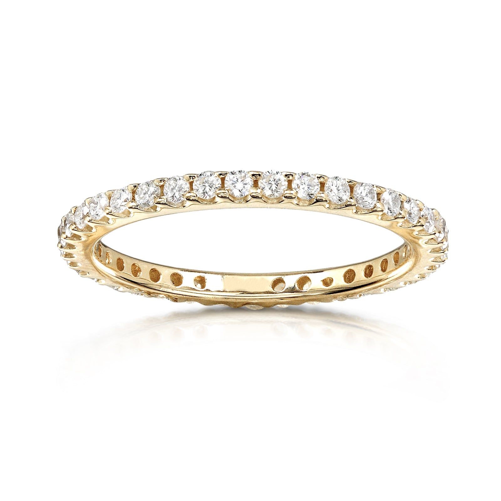 0.5 Carat Natural Diamond Eternity Ring