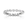 0.3 Carat Natural Diamond Eternity Band in White Gold