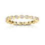 0.3 Carat Natural Diamond Eternity Band in Yellow Gold
