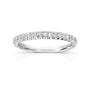 0.17 Carat Natural Diamond French Pavé Ring
