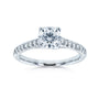 1.15 Carat Natural Diamond French Pavé Ring