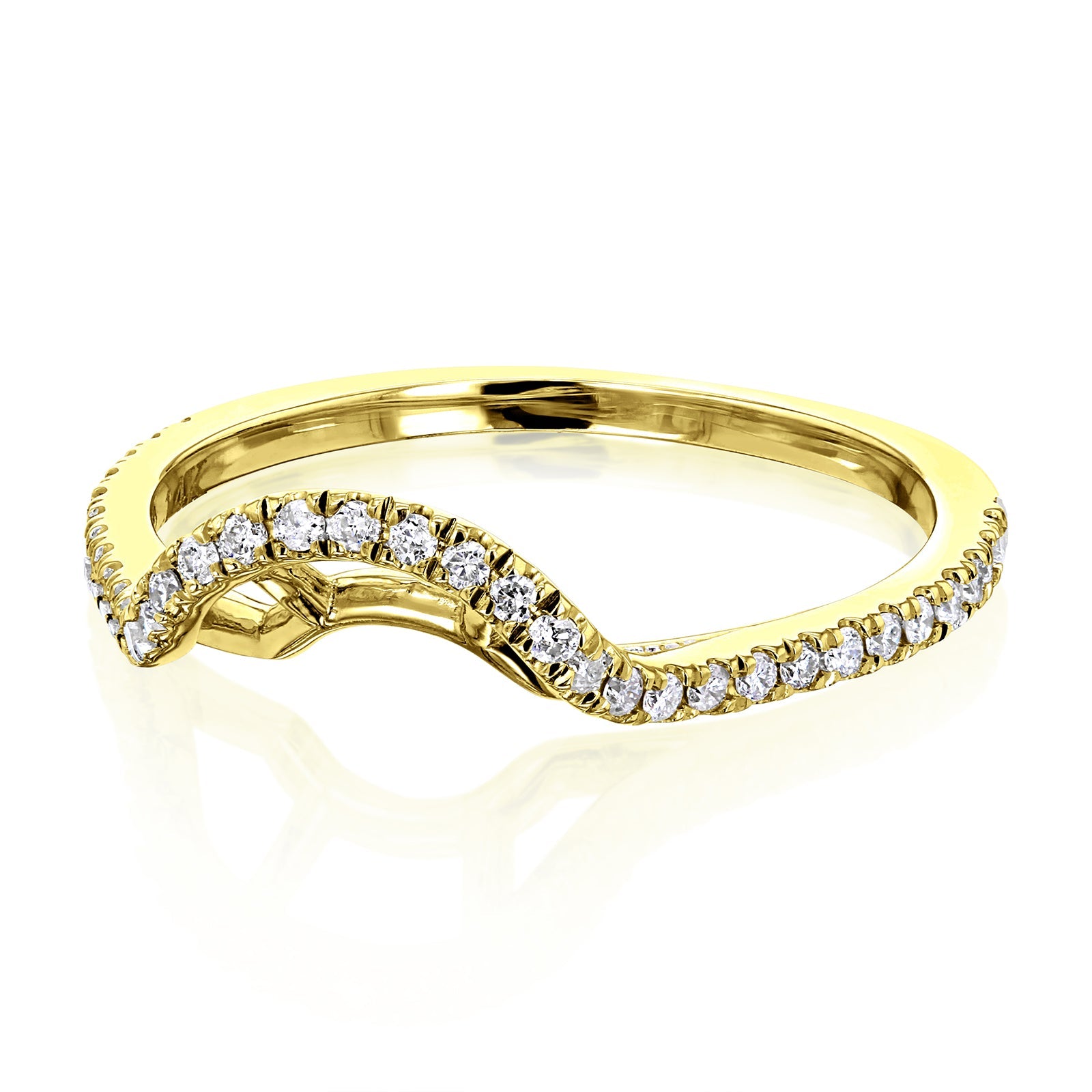 7.5 mm Moissanite Round Original Ring