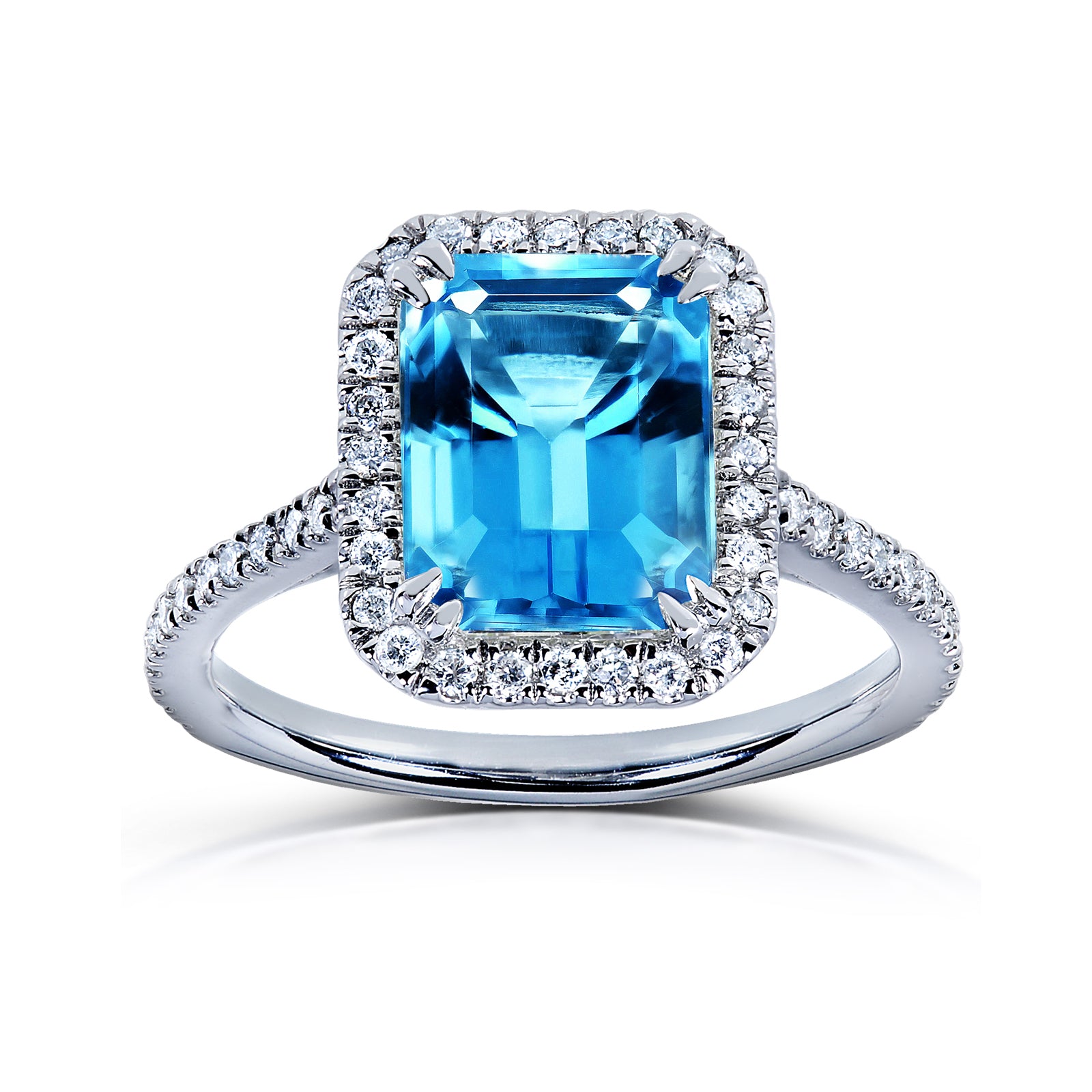 3 Carat Swiss Blue Topaz Original Ring