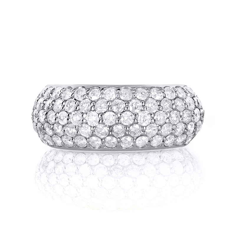 1.25 Carat Lab Grown Diamond Puff Ring